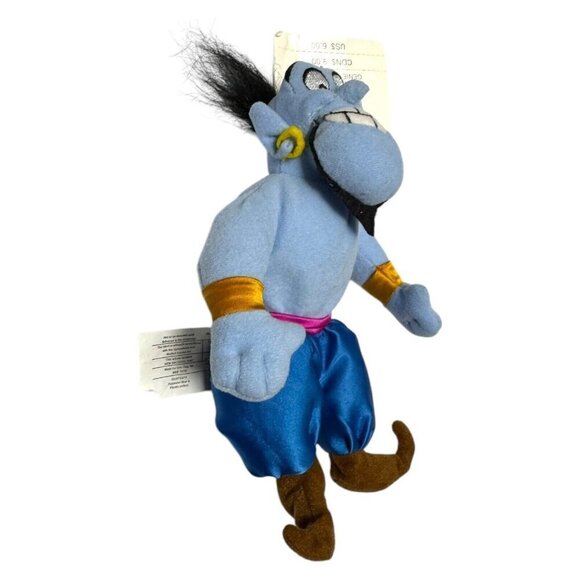 NWT 90s Disney Store ALADDIN GENIE Vintage DISNEY Mini Beanie Bag Doll - Picture 5 of 5